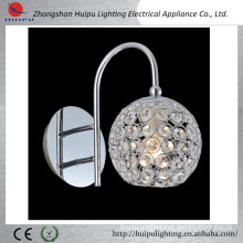 Modern high quality crystal hotel wall lamp indoor bedsite lamp